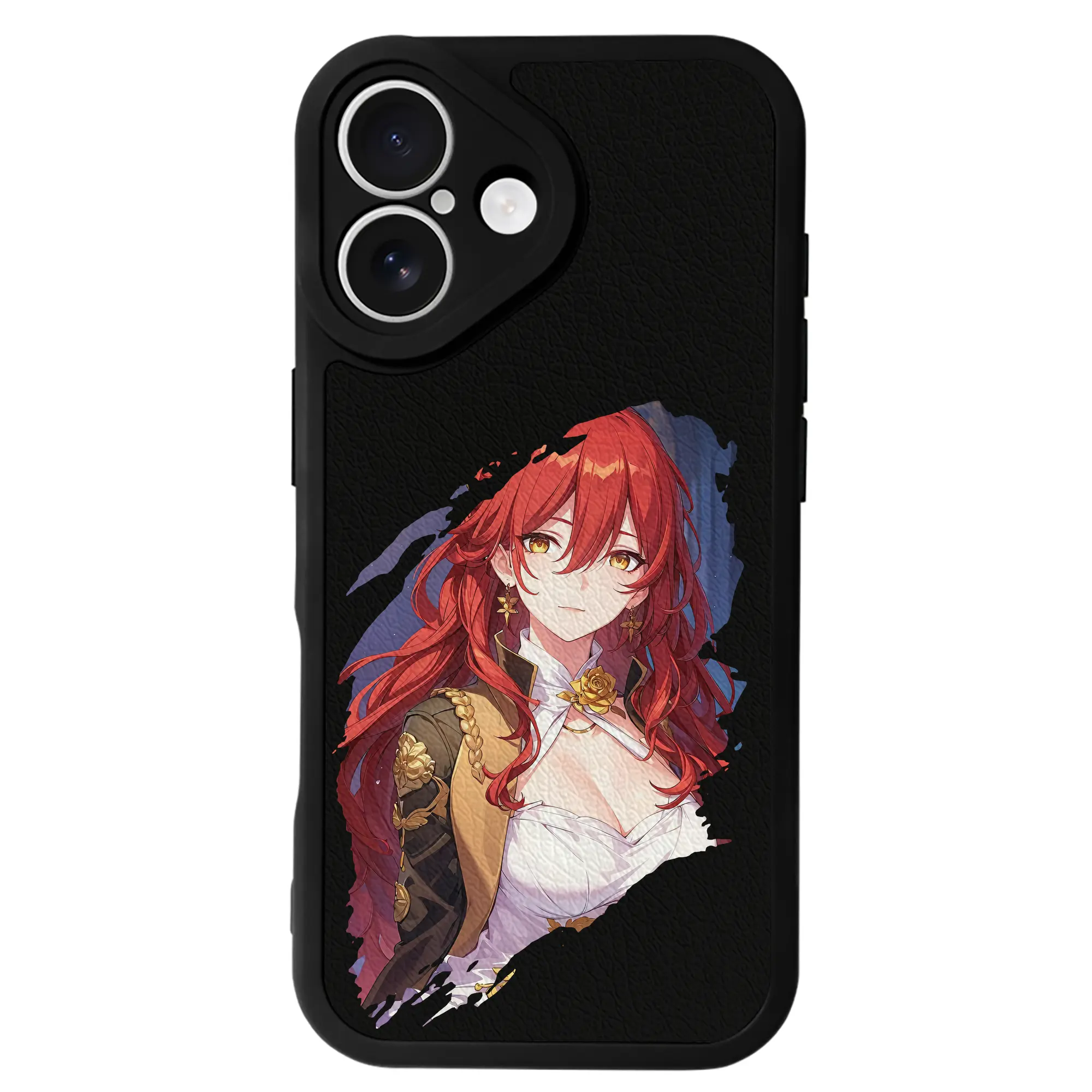 崩壊：スターレイル グッズ 姫子 - IPhone 16シリーズ対応 ・ シリコンスマホケース ・ レザー調 ・ 高精度フィット ・ 耐衝撃 ・ ワイヤレス充電対応 ・ 精密カット